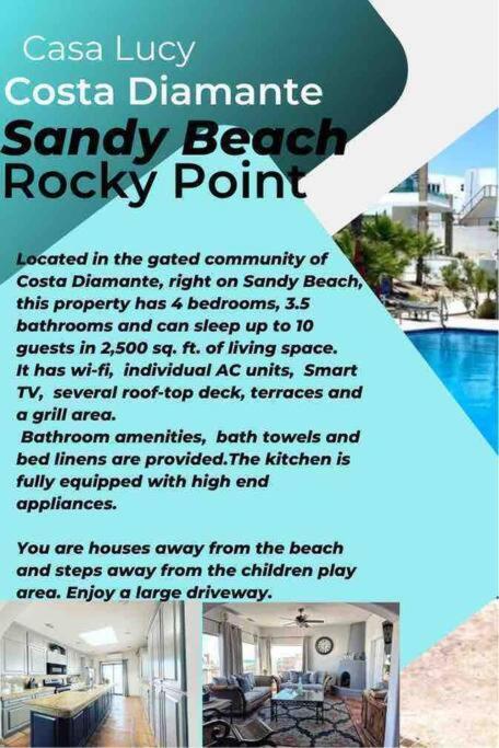 Lux 3 Master Bdroom On Sandy Beach W No Cleaining Fee Puerto Peñasco Exterior foto